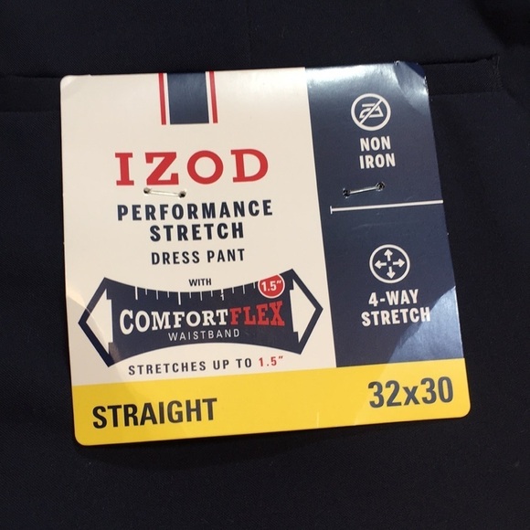 IZOD flat front dress pant - Picture 6 of 10